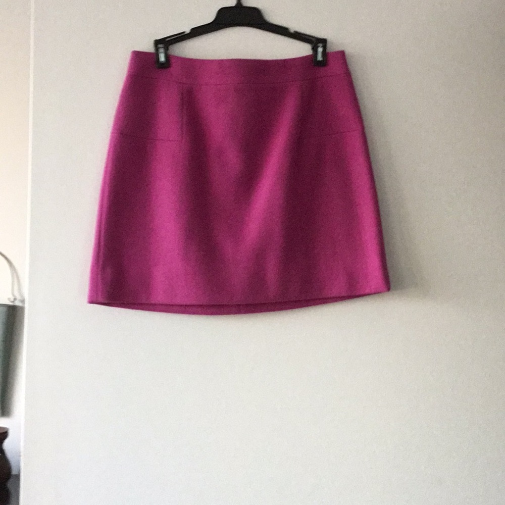J Crew wool mini skirt